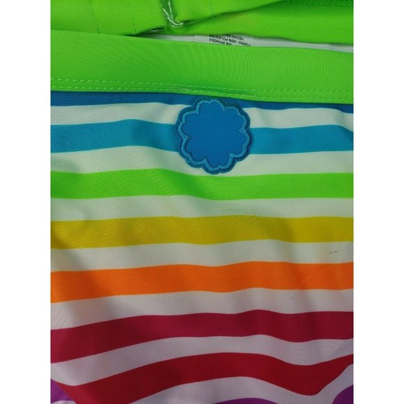 Angel Beach Girls 14/16 2 Piece Swimsuit Set RN 103658 Multi Colored - Picture 4 of 11